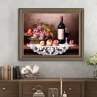 油畫框外框十字繡數(shù)字畫框邊條裝 復(fù)古相框架掛墻 裱大尺寸歐式