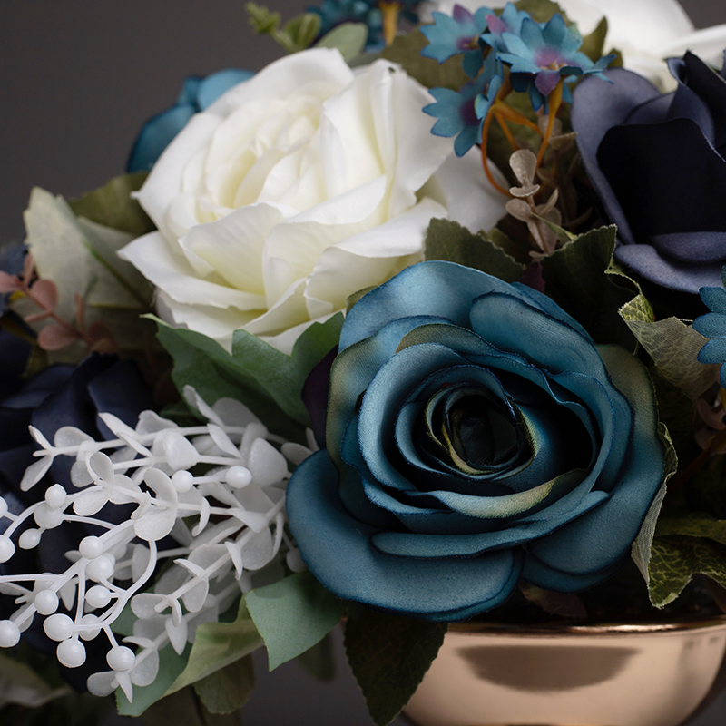 欧式花瓶仿真花艺套装家居样板房软装饰品假花干花摆件设餐桌摆花