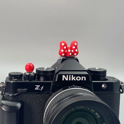蝴蝶结相机尼康z502热靴盖10富士xt30二代xs20适用minievo佳能r50