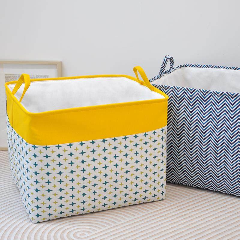 家用束口衣物收纳筐加厚布艺收纳箱帆布折叠衣柜整理箱玩具收纳袋,收纳整理,收纳箱,淘宝优惠券,粉丝福利购,淘宝优惠卷