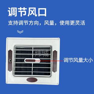 环保空调专用风口底出风 侧风口 双层可调工业冷风机管道风口百叶