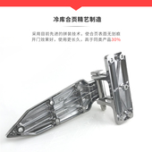 锌合金铰链调节升降凸门折页冷库门加长重型度工业合页