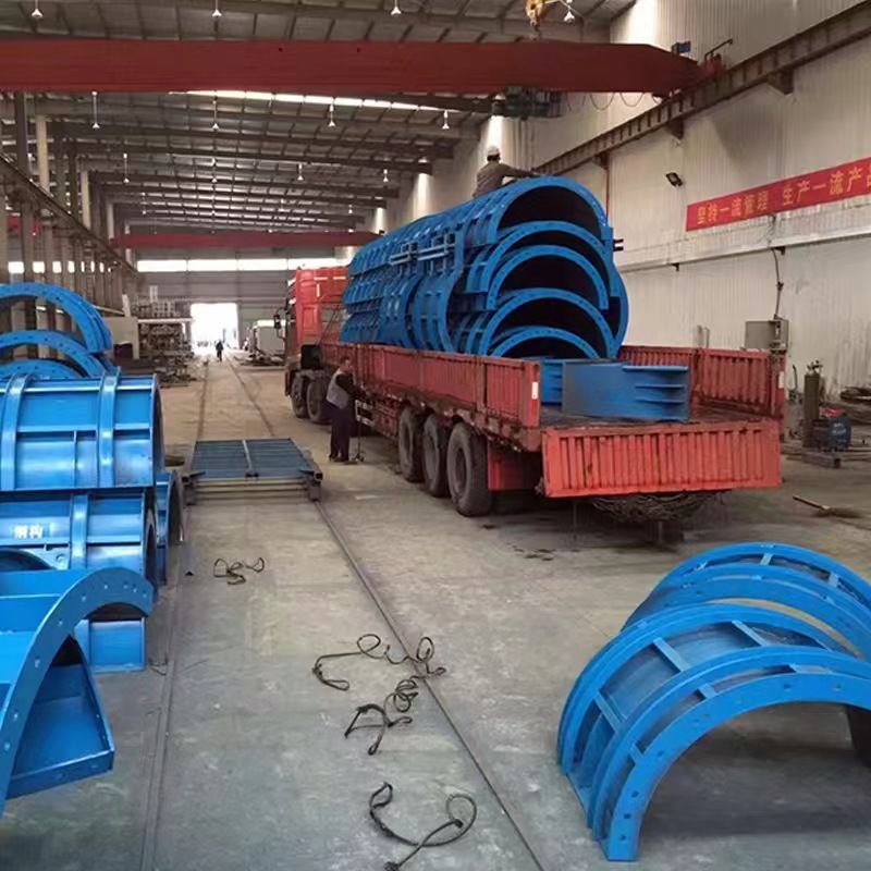 圆柱钢模板建筑工程桥梁施工模具专用涵洞圆形检查井模具订做厂家