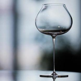 水晶红酒杯轻奢高级感家用奢华高档勃艮第超薄大肚高脚杯高端酒具