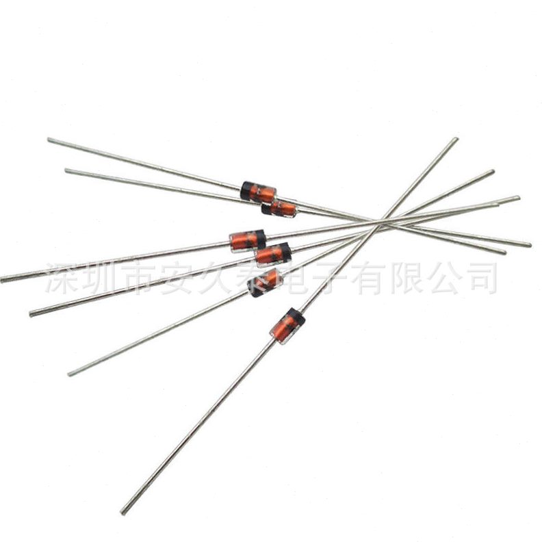 甄选0.5W 18V直插稳压管BZX55C18V 1/2W玻封齐纳二极管 DO-35 全