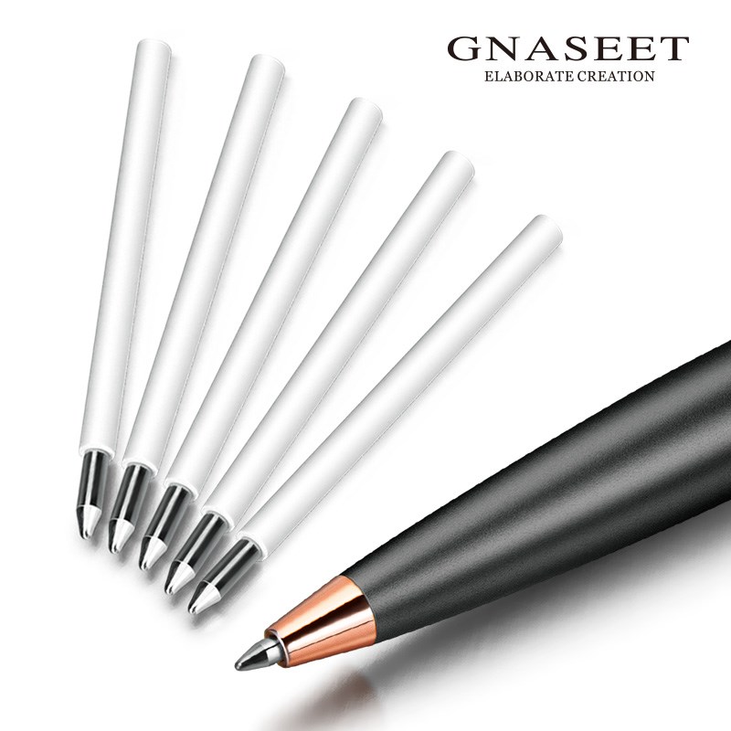GNASEET宝珠笔签字笔原装中性笔芯圆珠笔芯G2/D1笔芯5支装