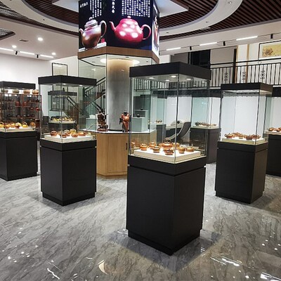 玻璃展柜陶瓷展示柜珠宝玉器古玩展示柜博物馆文物展柜产品展览