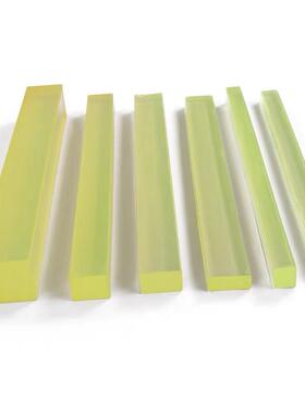 聚氨酯优力胶方条棒牛筋方条弹性橡胶耐磨耐压PU方棒板 加工零切