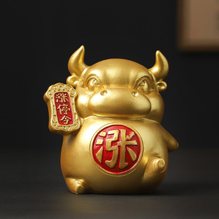涨停令华尔街牛摆件办公室工位桌面装饰公司开业金融股市礼物礼品