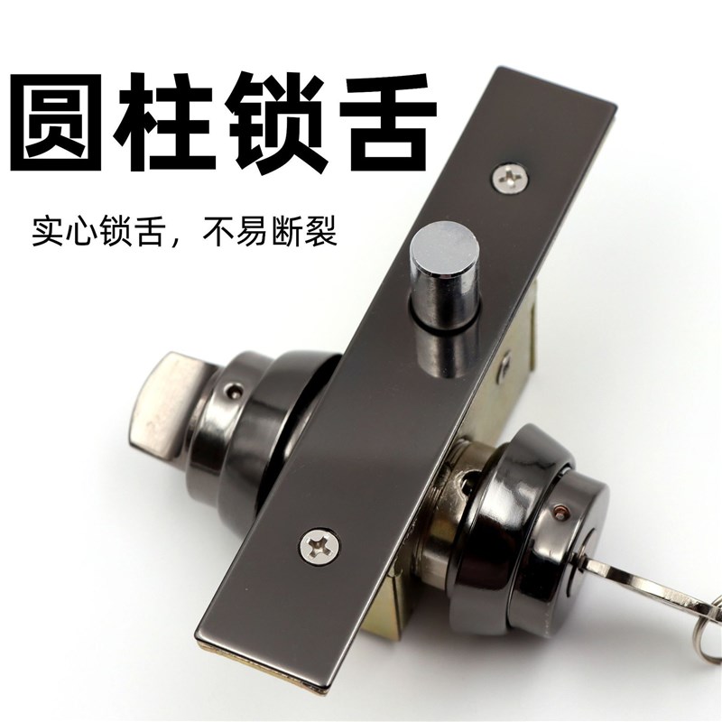 地弹簧门锁有框玻璃门锁铝合金门锁地锁隐形有框门暗装玻璃门地锁