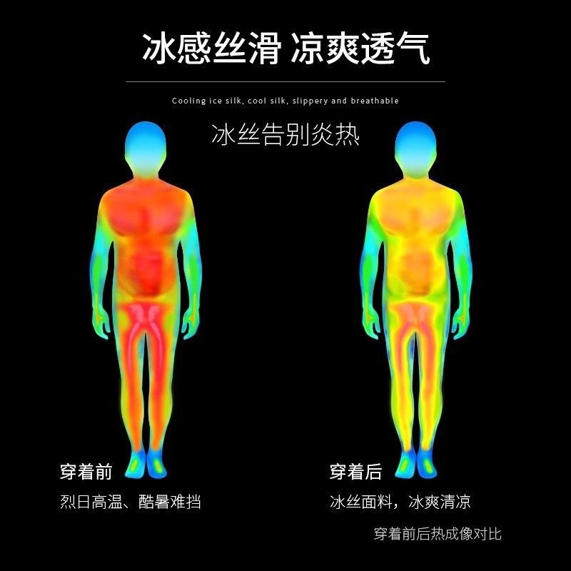 骑行服套装男夏季山地自行车装备全套冰丝速干衣短袖短裤薄款