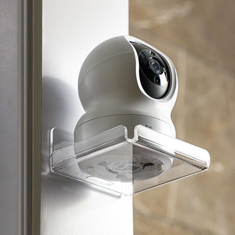 家用头墙上置物架免打孔路由器顶盒托架放室内外监控器支架