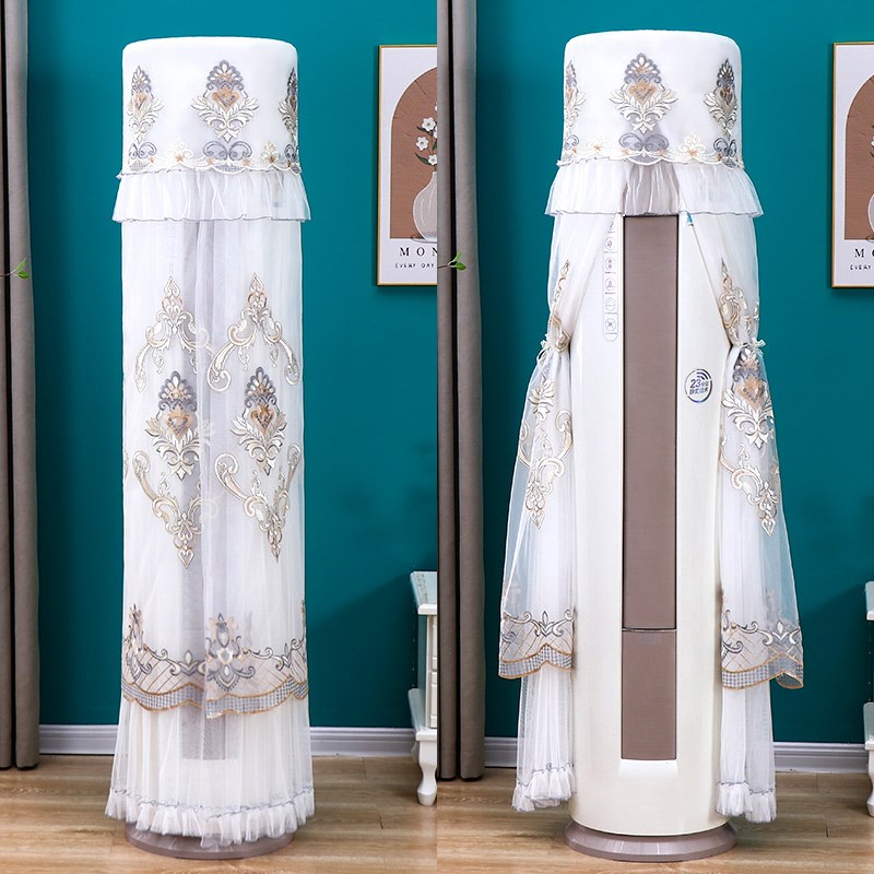 适用海信圆柱形立式柜机客厅空调套奥克斯通用3匹防尘罩圆形盖布