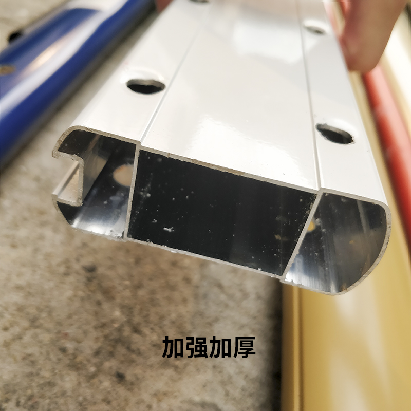 停车场道闸杆小区门禁起落杆门卫防砸道匝杆椭圆防撞胶条升降直杆