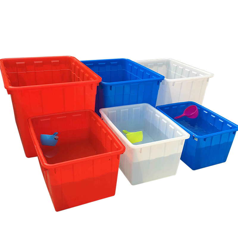 加厚塑料水箱大号方桶长方形储水箱储物塑料桶水产养殖泡瓷砖水桶