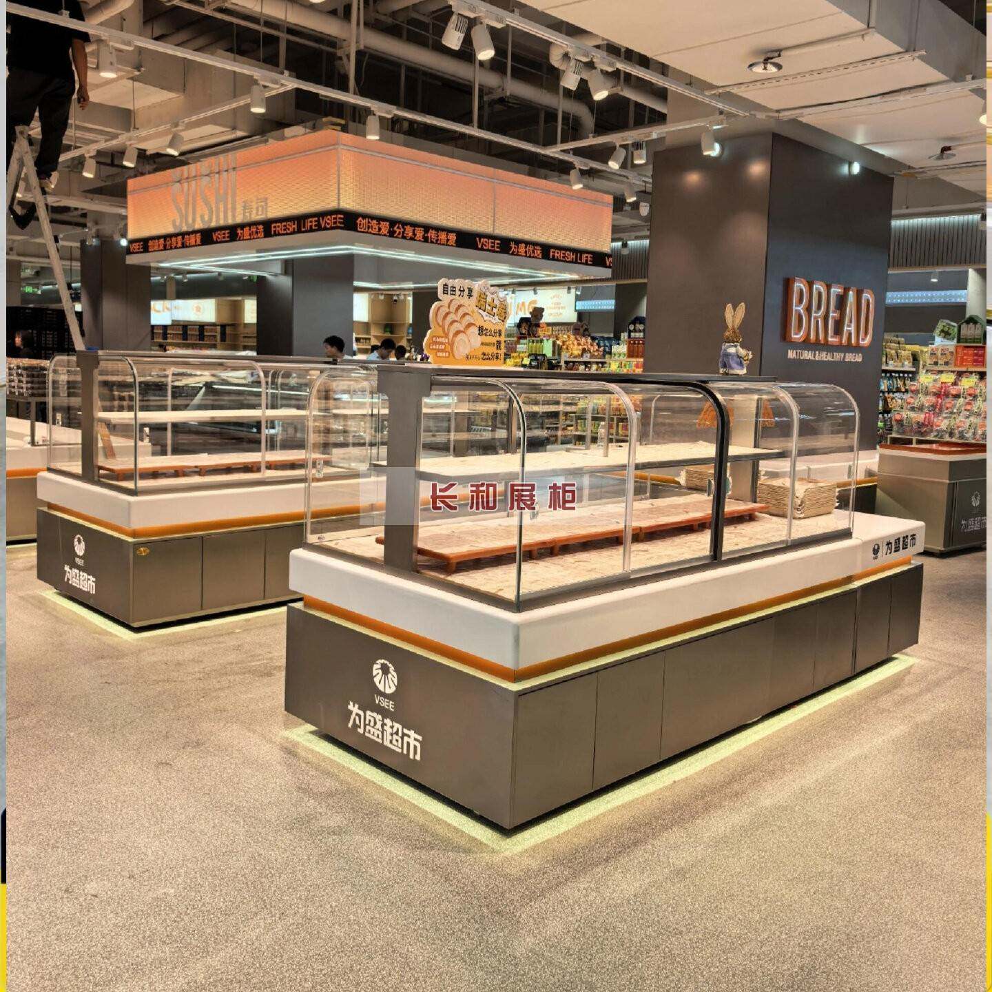 面包柜面包展示柜中岛柜蛋糕店糕点柜边柜商用面包架蛋糕柜展示柜
