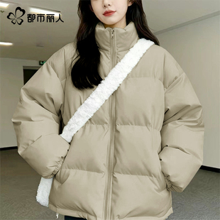 都市丽人棉服女款冬季2025新款棉袄2025新款今年流行爆款厚外套A