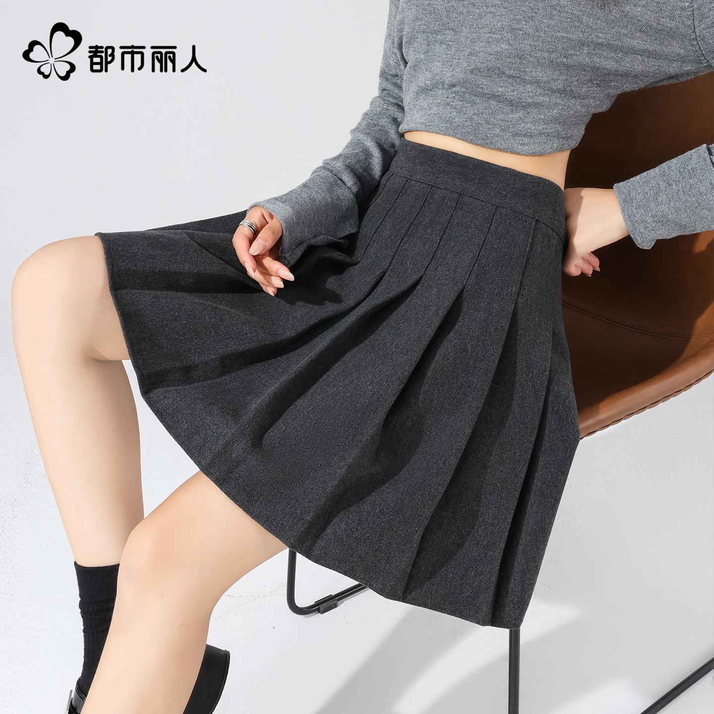 都市丽人短裙女2025新款冬季超好