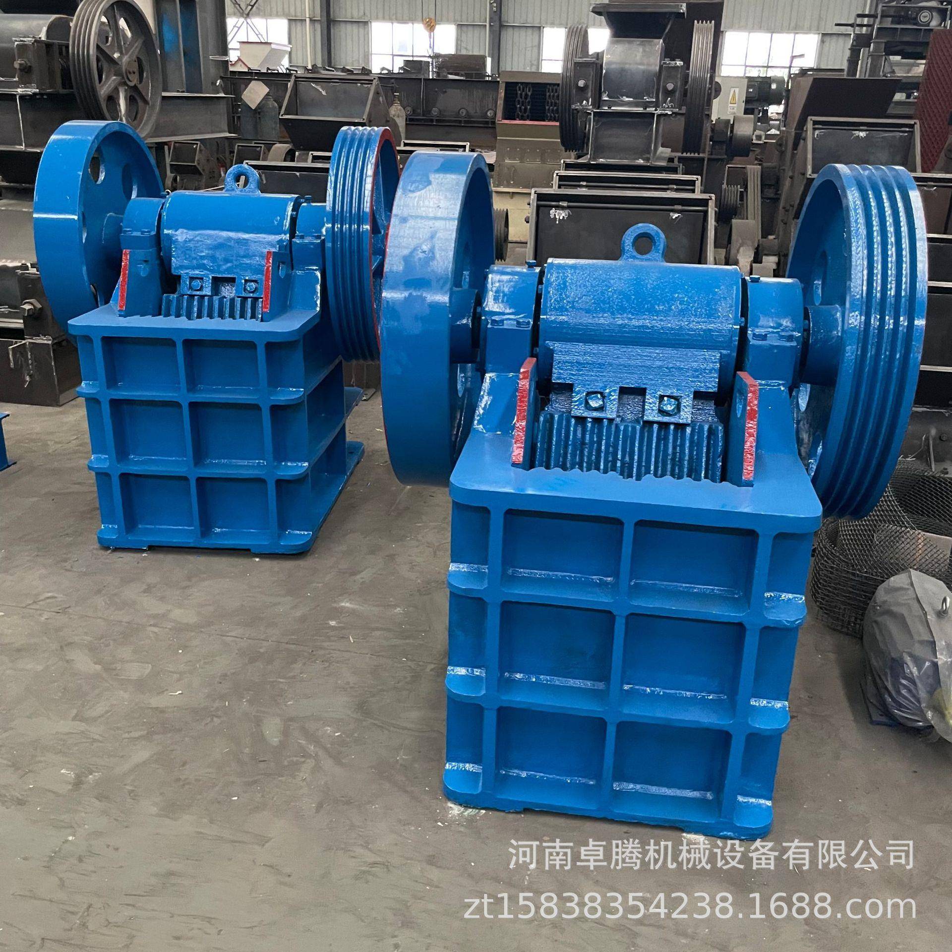 小型矿山工业碎石机河卵石粗碎石头鄂式粉碎机建筑垃圾鄂式破碎机