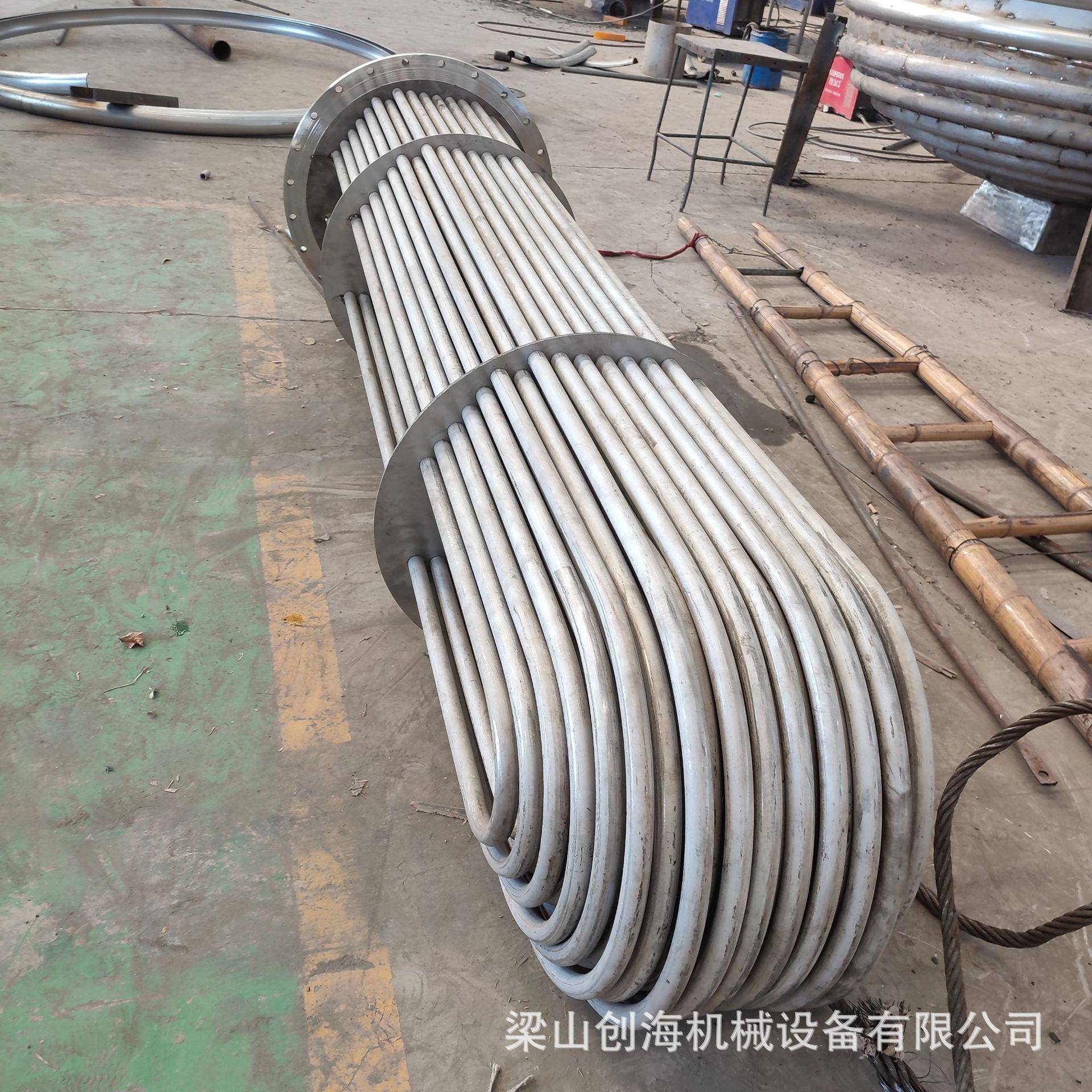 二次蒸汽冷凝器丁醇脱水塔冷凝器列管式冷凝器固定管板冷凝器