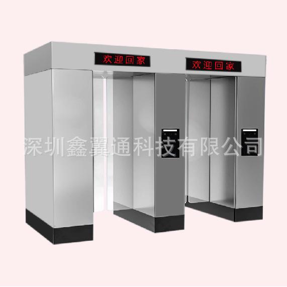 小区防爬全高平移闸AB门禁闸机海关出口互锁速通门高铁人行闸机