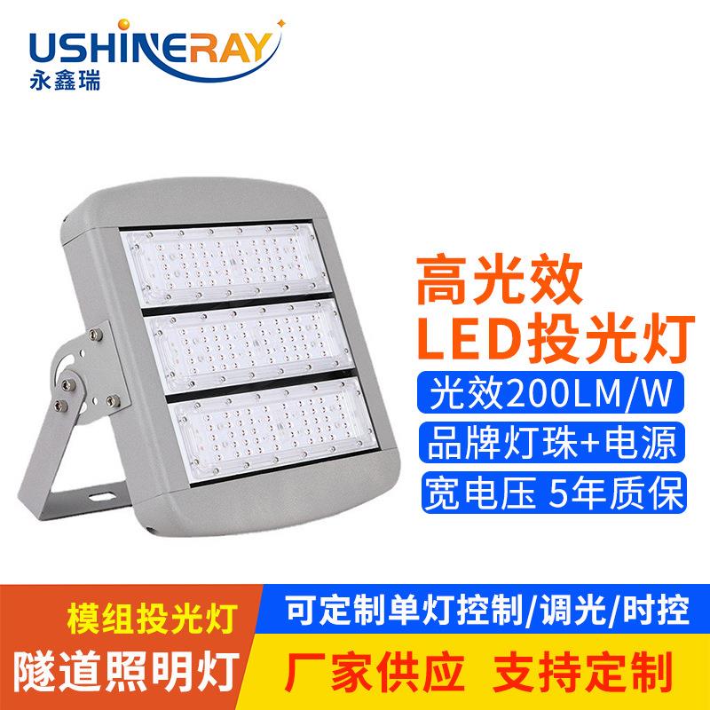 高亮光效led隧道灯户外球场道路铝型材模组大功率防水尘投光灯具