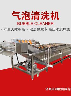 黄瓜茄子土豆气泡洗泥机银耳木耳气泡清洗机预制菜清洗加工设备