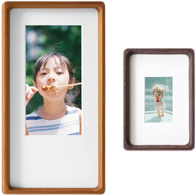 儿童卧室照片墙相框打印照片现代实木装饰挂墙宝宝相片墙
