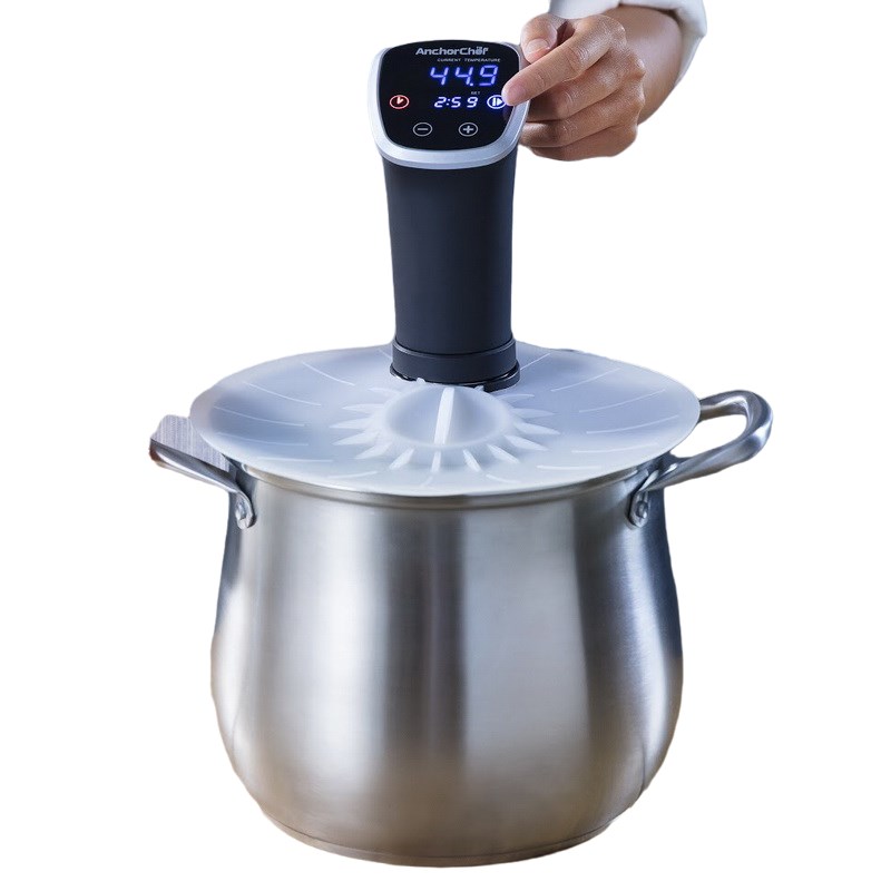 ANOVA二代慢煮机专用硅胶盖  舒肥汤锅 食品304不锈钢 适用电磁炉