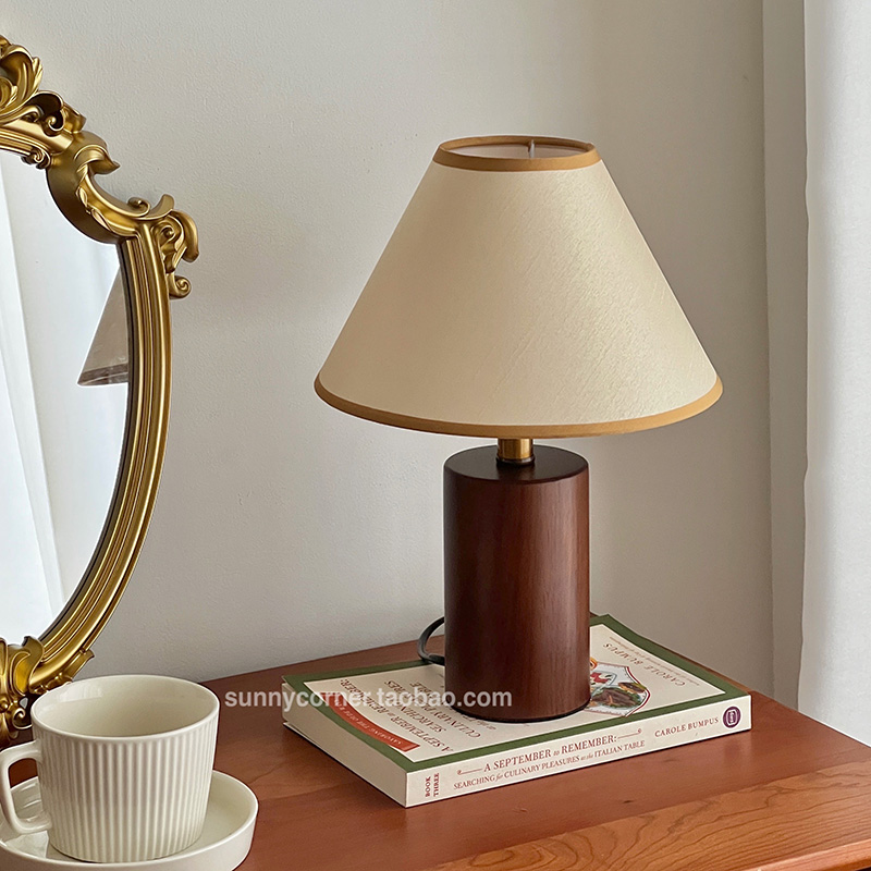 韩式复古实木台灯in客厅家居饰品装饰摆饰房间卧室床头灯气氛灯