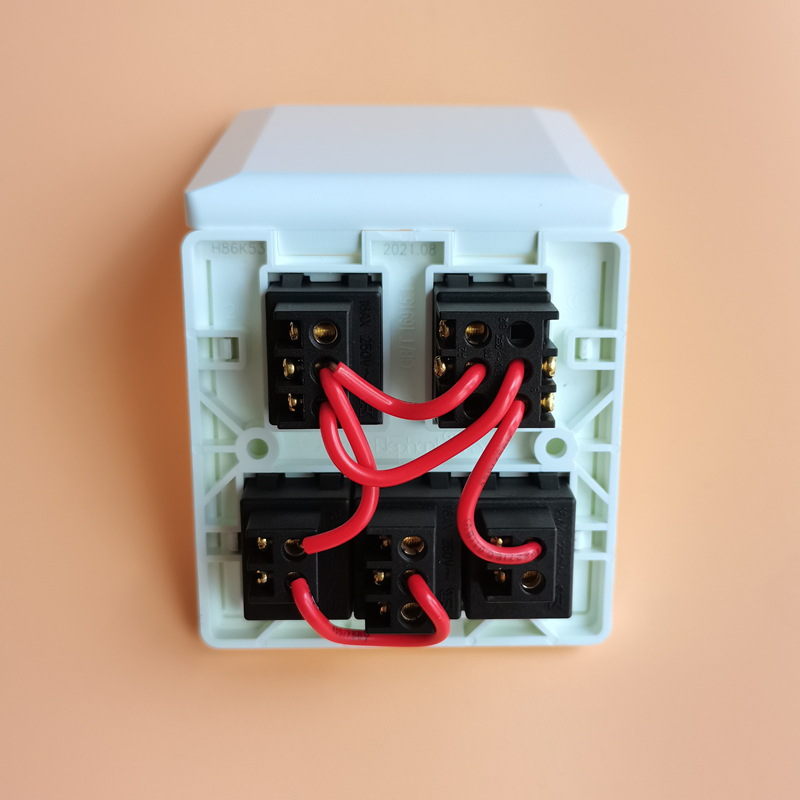 加诺德开关 适用奥普等浴霸FDP810/D专用五联开关翻盖型5开开关