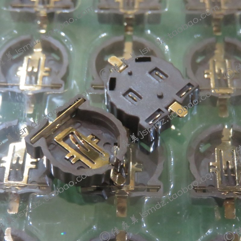 CR20 V 纽扣电池+贴片电池座 镀金 扣式电池 各100粒