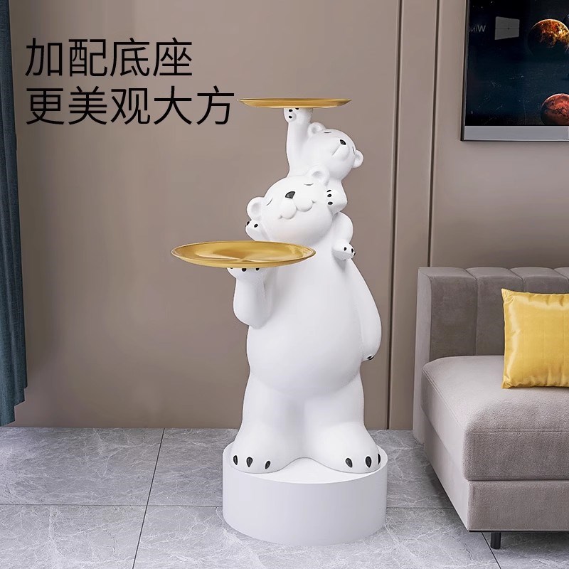 橱窗工艺品白色展示柜台圆形加高地台陈列架花瓶方形垫高底座