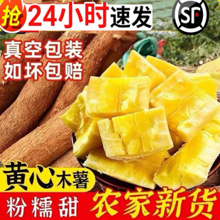 广西农家自种黄心木薯新鲜现挖正宗黄肉番薯当季粉糯面包木薯顺丰