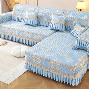 欧式 通用沙发套罩全包坐垫子盖布巾轻奢高级感 沙发垫2025新款 四季