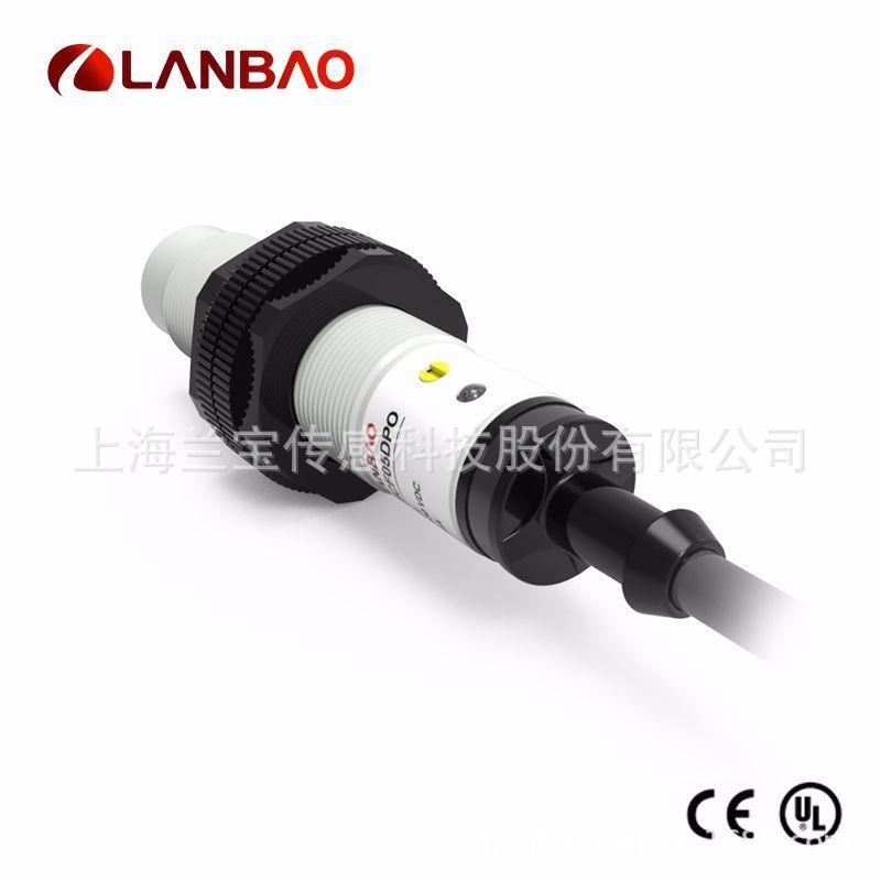 上海兰宝CR18SCN08DNO 传感器非埋入8mmNPN常开 电容式接近开关