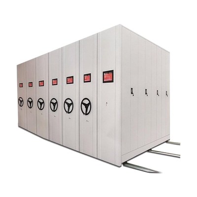 智能档案密集柜一体化电动密集架手摇移动轨道钢制档案室密集架