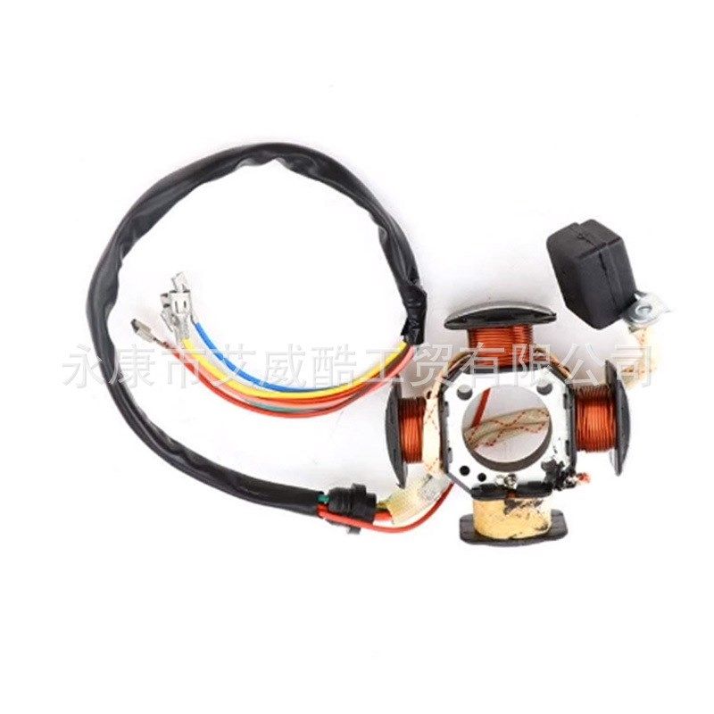 摩托车配件CG-125CC 4级发动机定子磁电机线圈点火