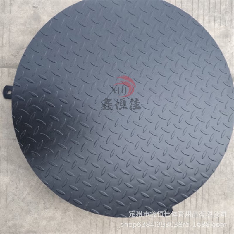 圆饼路0.7m*0.1m*6个圆形铁饼错位障碍 汽车驾驶模拟路障训练器材