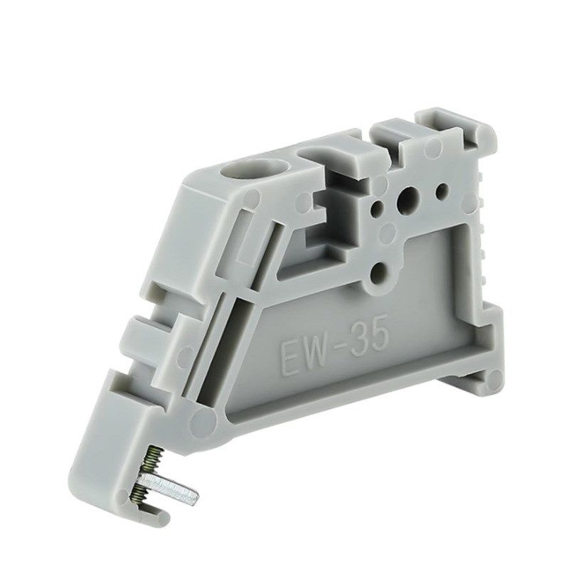 EW-35导轨固定件接线端子塑料堵头C45导轨两边终端紧固件限位卡轨