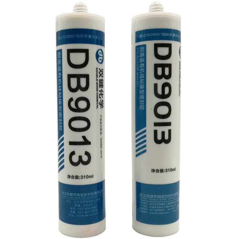 双键DB9013半流淌9013-1膏状耐高温有机硅粘接型密封胶310ml100ml