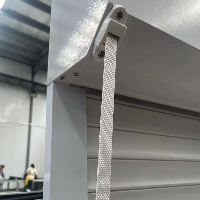 铝合金手拉皮带卷帘 遮阳卷帘 出口款 车库卷帘 挡风挡雨手拉皮带