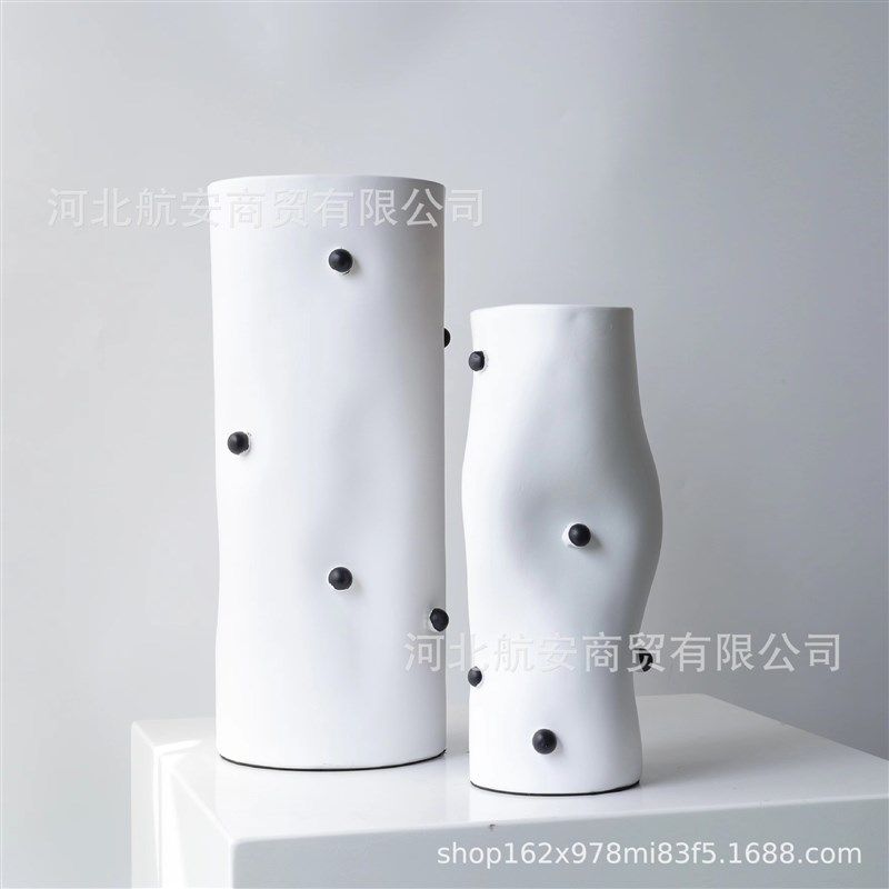 现代简约创意树脂花瓶花器花插样板房售楼处桌面茶几玄关装饰品,家居饰品,装饰摆件,淘宝优惠券,粉丝福利购,淘宝优惠卷