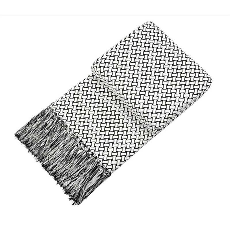 样板房床尾毯搭毯床搭巾沙发毯展厅家具软装配套样板间床尾搭巾