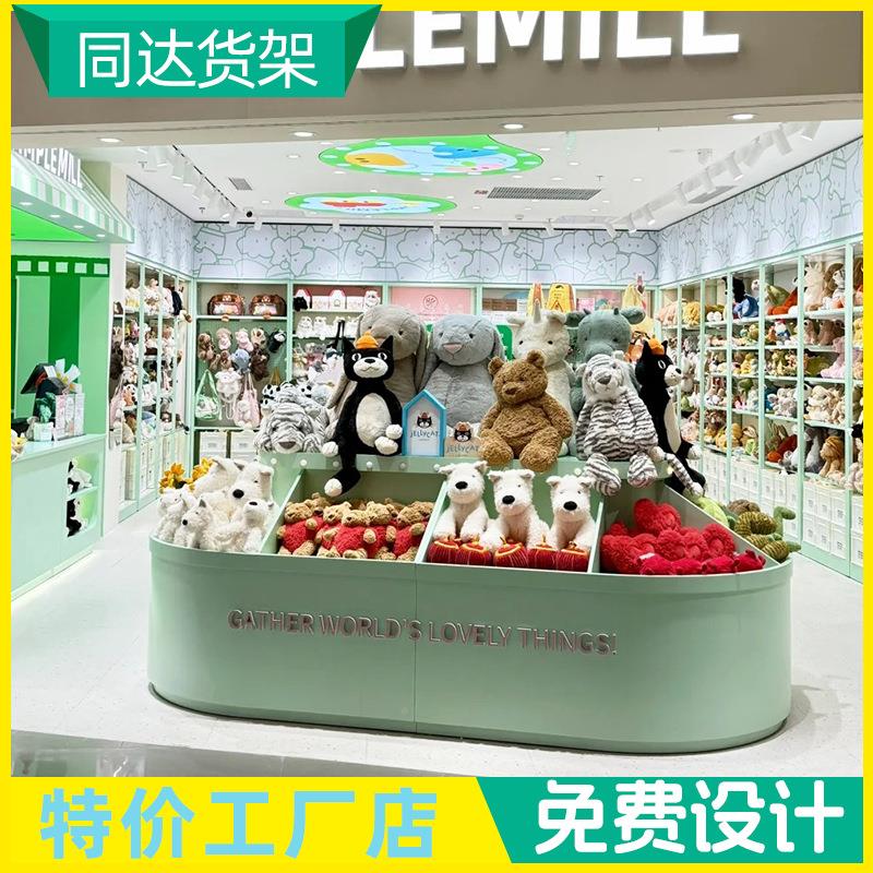 洞洞置子物架盲盒谷手办展示柜a潮玩偶中岛台Jelly公仔ct收纳板架图片