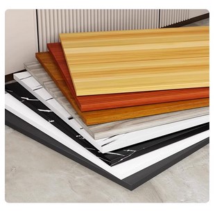 桌面板木板吧台面免漆板材衣柜隔板分层学习书桌电脑餐桌面板定制