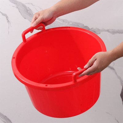 农村家用水桶塑料加厚熟胶挑粪桶尿桶老式双耳深中桶浇菜耐摔抗打