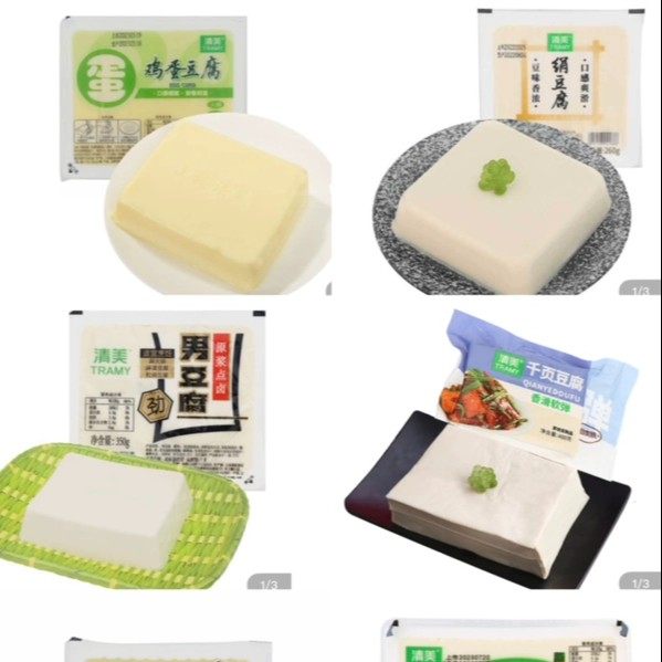 清美豆腐鸡蛋豆腐豆花内脂豆腐滑嫩爽口凉拌炖菜火锅豆腐