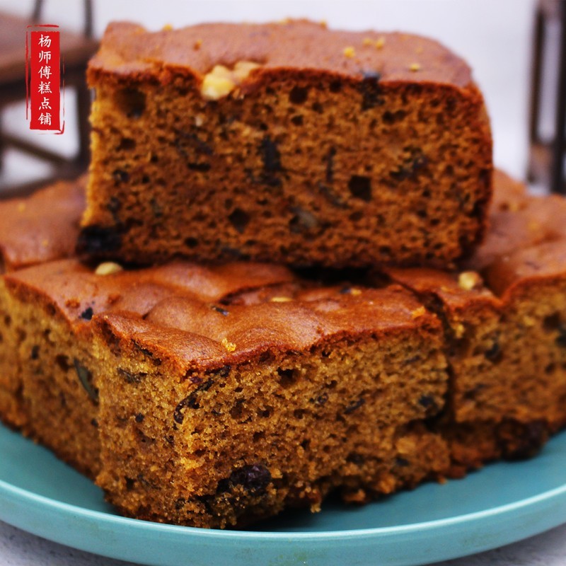 天津北京特产传统糕点老味核桃枣糕蛋糕老味早点西北角糕点点心