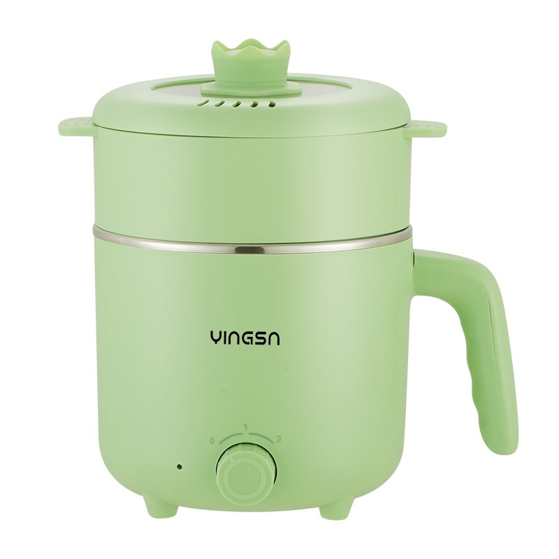 防水2升电煮锅不锈钢内胆食品级0煮面家用宿舍学生小功率小火锅